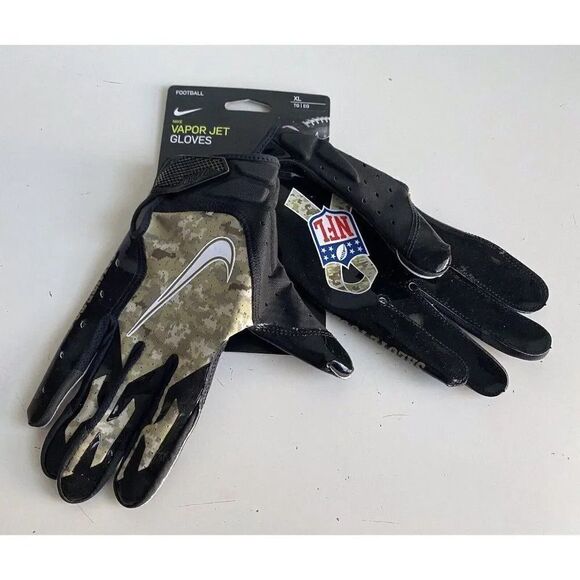 Nike Vapor Jet 6.0 Salute to Service Football Receiver Gloves Camo Men’s Size XL - Picture 1 of 10